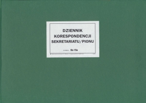 Kn-15a Dziennik korespondencji sekretariatu/pionu,