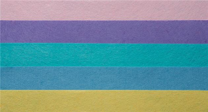 Ozdoba - Filc A-4 zestaw 3 PASTEL KSFI-003, 5 szt.