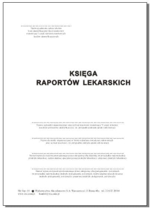 Szp-18/100/2011 Księga raportów lekarskich,