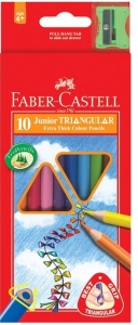 Kredki ołówkowe FABER CASTELL Junior Grip 10 kol.