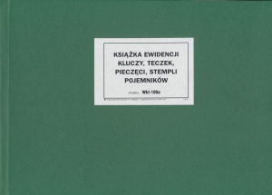Wkt-108a Książka ewidencji kluczy, teczek,