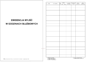 Os-226 Ewidencja nieobecności w godzinach