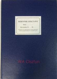 I/3a Dziennik lekcyjny klas IV-VIII/11 godzinny