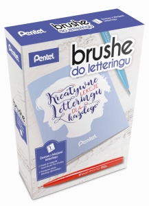 Zestaw PENTEL do nauki Letteringu  - Light SES15C