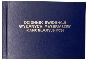 Wkt-103 Dziennik ewidencji wydanych materiałów