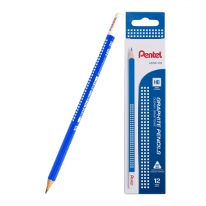 Ołówek trójkątny PENTEL CB60T-HB drewniany