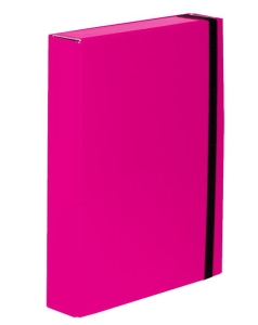 Teczka BOX CARIBIC różowa VAUPE grzbiet 5 cm