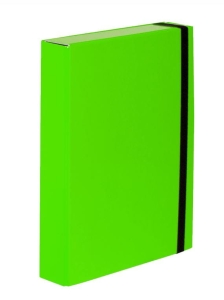 Teczka BOX CARIBIC jasnozielona VAUPE grzbiet 5 cm