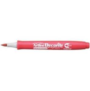 Pisak ARTLINE Decorite  Brush  met. czerwony
