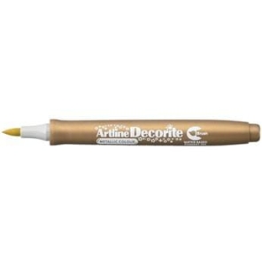Pisak ARTLINE Decorite  Brush  met. złoty