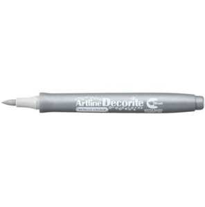 Pisak ARTLINE Decorite  Brush  met. srebrny