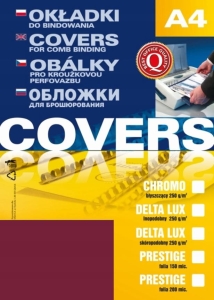 Okładka do bindownicy A-4 skóropodobna bordowa.