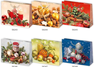 Torebka ozdobna lakierowana T-6 300x230x100 B.N.