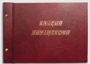 Księga Pamiątkowa A-4 BARBARA na wkrętach pozioma