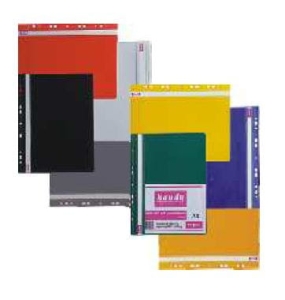 Skoroszyt plastikowy A-4 PCV 4-otworowy pomarańcz