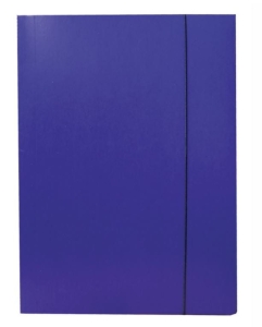 Teczka z gumką A-4 rysunkowa granatowa