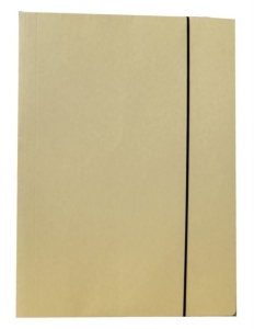 Teczka z gumką A-4 rysunkowa kremowa