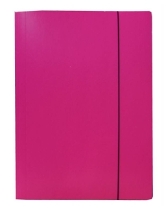 Teczka z gumką A-4 rysunkowa różowa