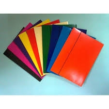 Teczka z gumką A-4 rysunkowa brązowa