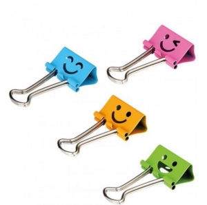 Klips do banknotów 1" 25 mm kolor buźki DELI