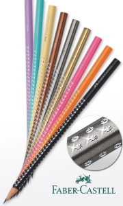 Ołówek FABER CASTELL Grip Sparkle błyszczący