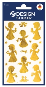 Naklejka AVERY Boże Narodzenie foliowe mix wzorów