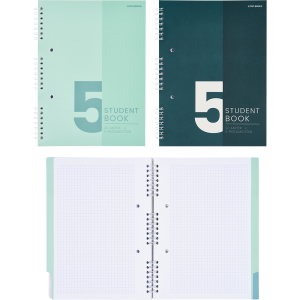 Student blok, format A-4, 100 kartek. na spirali