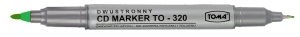Pisak TOMA do CD dwustronny TO-320 zielony