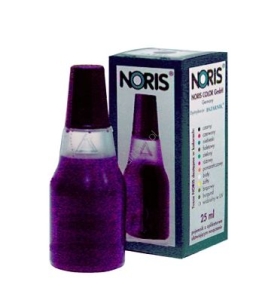 Tusz NORIS 110 do pieczątek, 25 ml, fioletowy.