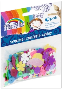 Ozdoba - Cekiny mix wzorów GR-C14-M 14g FIORELLO