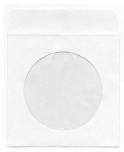 Koperta biała na CD z okienkiem.