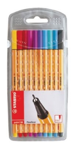 Cienkopis STABILO Point 88 ( komplet 10 sztuk)