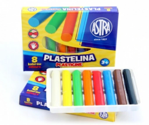 Plastelina ASTRA opakowanie 8 sztuk
