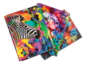 Teczka z gumką A-4 VAUPE Afryka 4 cm