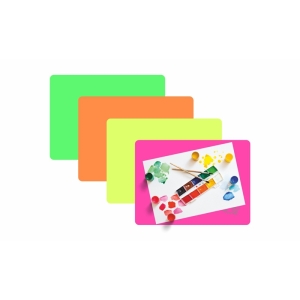 Podkładka do prac plastycznych BIURFOL 28x38 Neon