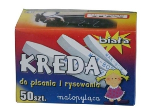 Kreda MARBOR biała opakowanie 50 sztuk B4