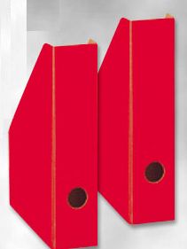 Pojemnik kartonowy LANDRE/ BANTEX czerwony.