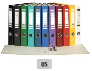 Segregator BANTEX A-4 5 cm automat szary (05)