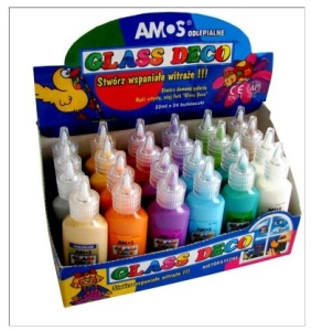 Farby witrażowe AMOS Glass Deco 22 ml. 1 sztuka.