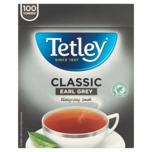 Herbata TETLEY Earl Grey classic 100 torebek