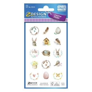 Naklejka AVERY Wielkanocna papierowa 39223