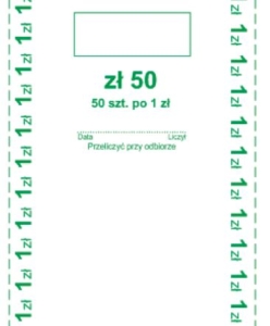 Formatki do bilonu - 1 złoty