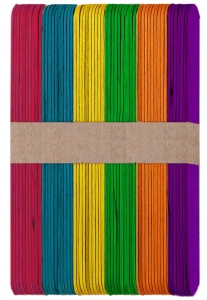 Ozdoba - Patyczki kreatywne kolorowe, 60 sztuk