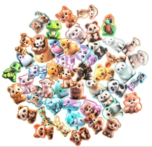 Ozdoba - Naklejki winylowe Kreskówkowe Zwierzątka