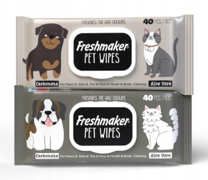 Chusteczki nawilżane dla zwierząt FRESHMAKER
