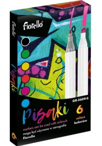 Zestaw Airbrush Fiorello GR-5604-6 wkłady