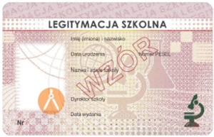 Blankiet EDU-I/1 - do legitymacji szkolnej ID-1