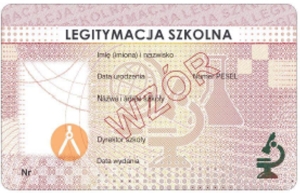 Blankiet EDU-I/4-N - do legitymacji szkolnej ID-1