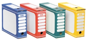 Pojemnik do archiwizacji ELBA Tric Color zielony.