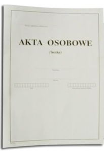 Akta osobowe Os-223 białe